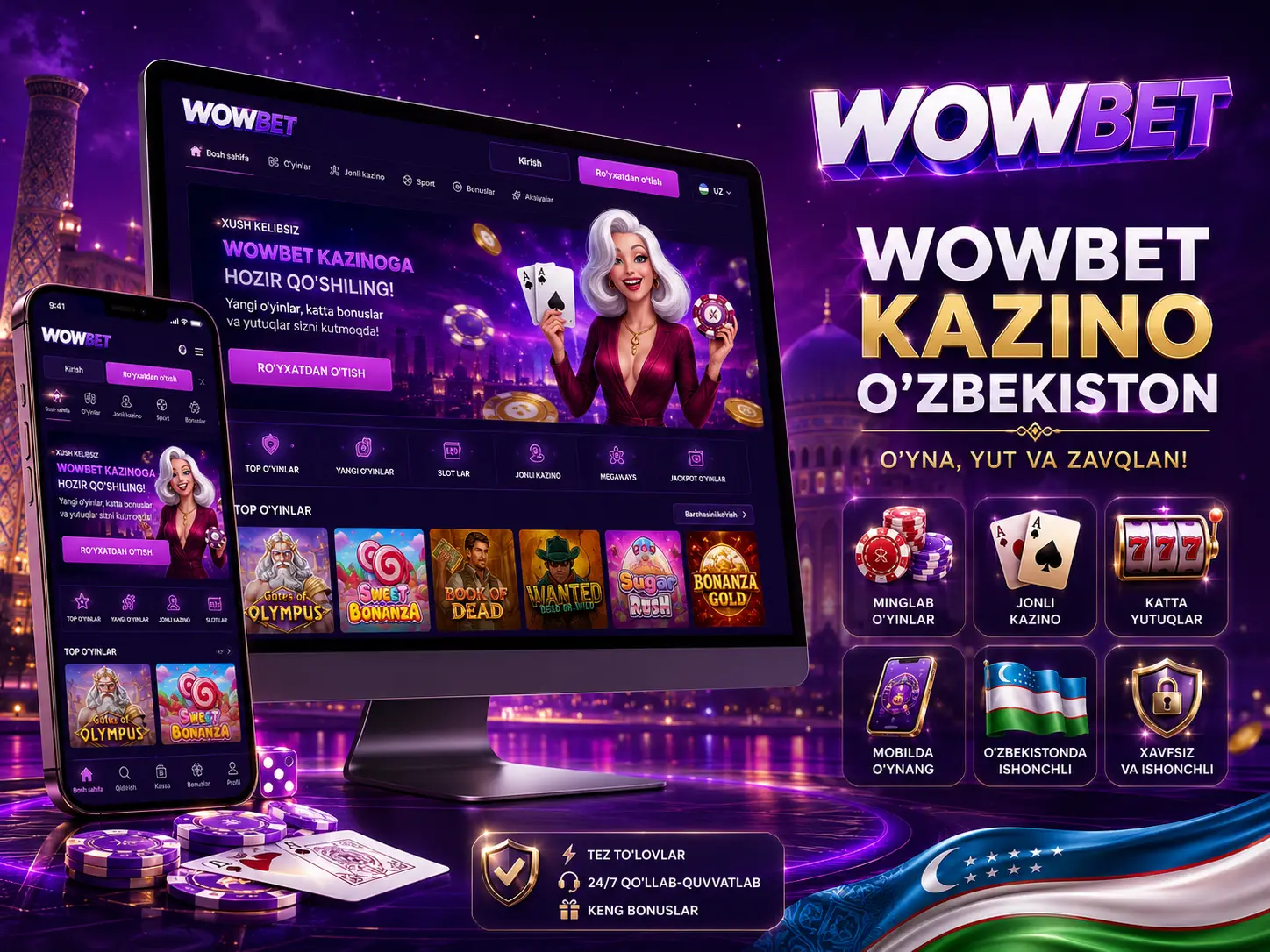 Wowbet Kazino O'zbekiston 2026